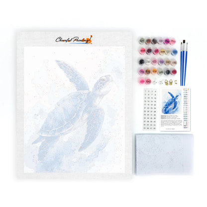 Guardián de la marea azul – Pintura por números