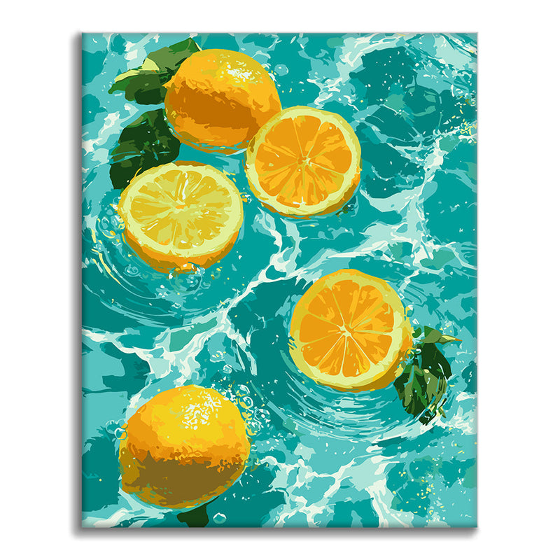 Resplandor cítrico – Pintura por números