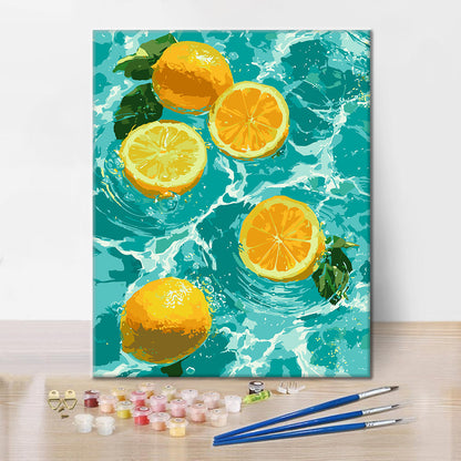 Resplandor cítrico – Pintura por números