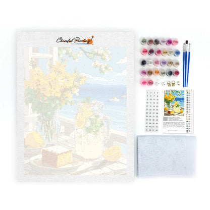 Limón junto al mar – Pintura por números