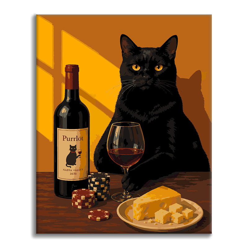 Sommelier de medianoche – Pintura por números