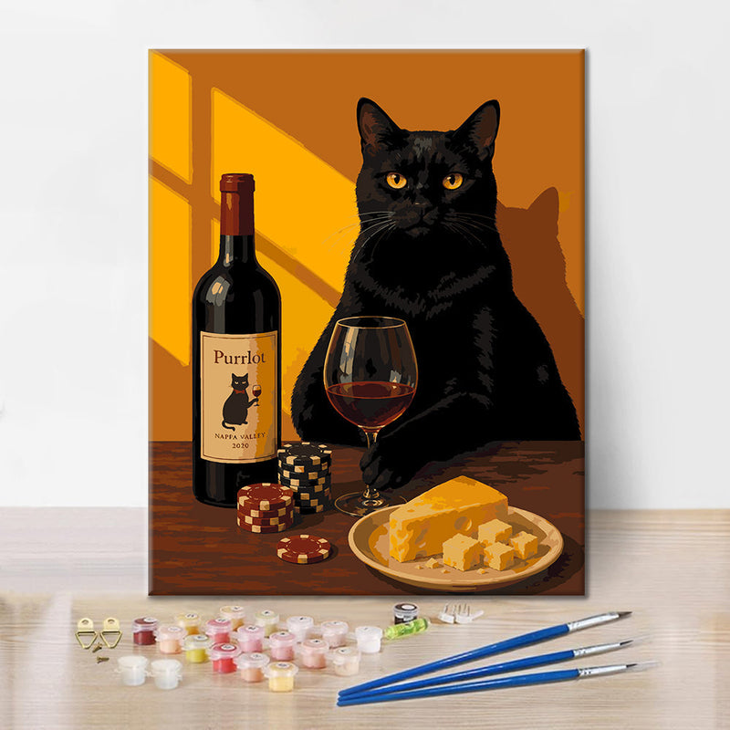 Sommelier de medianoche – Pintura por números