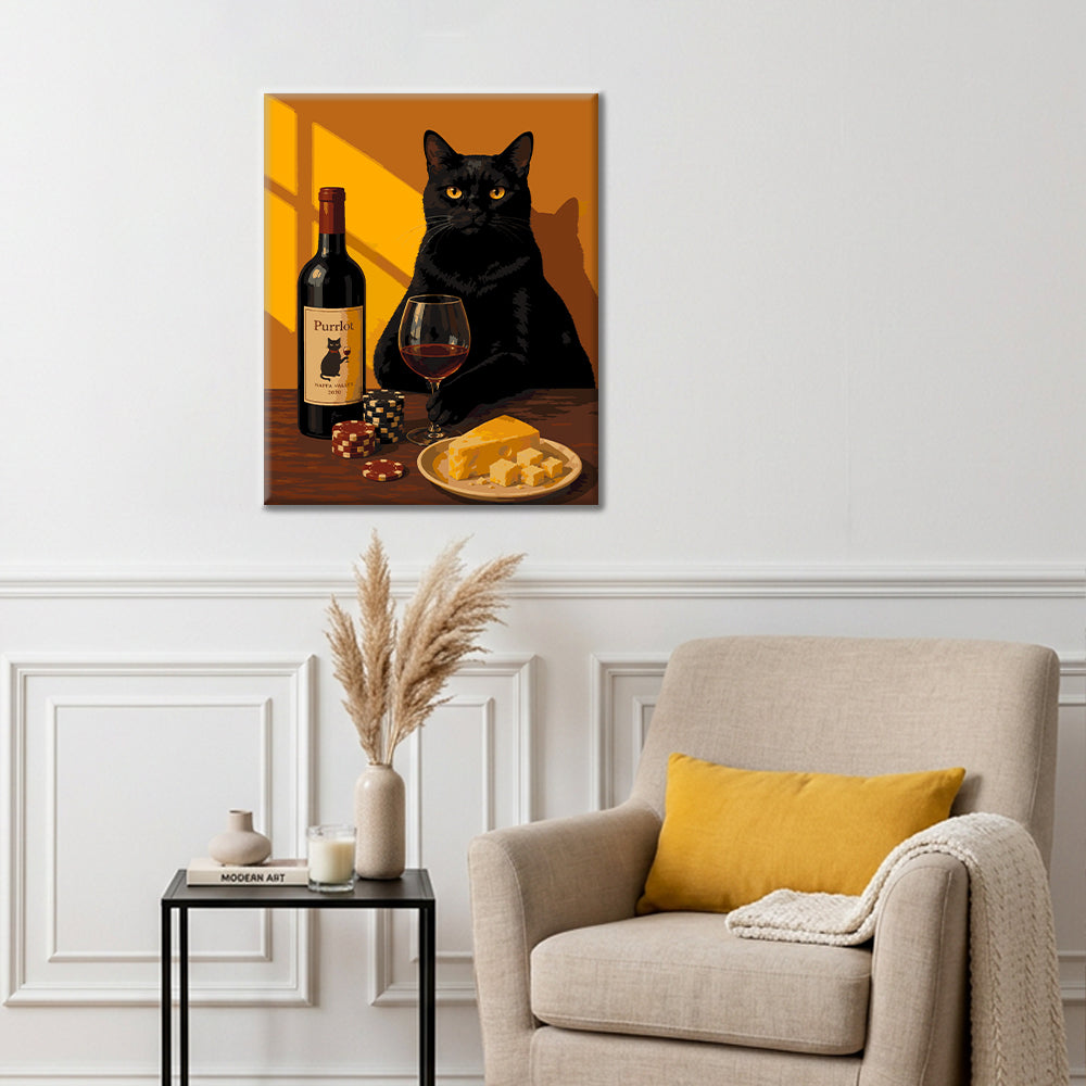 Sommelier de medianoche – Pintura por números