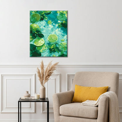 Lima con menta – Pintura por números