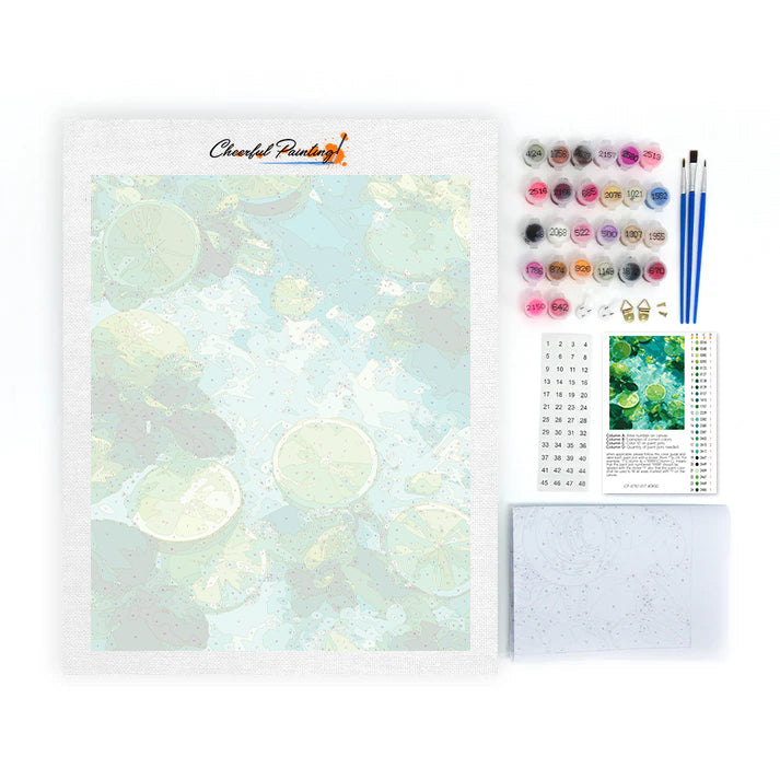 Lima con menta – Pintura por números