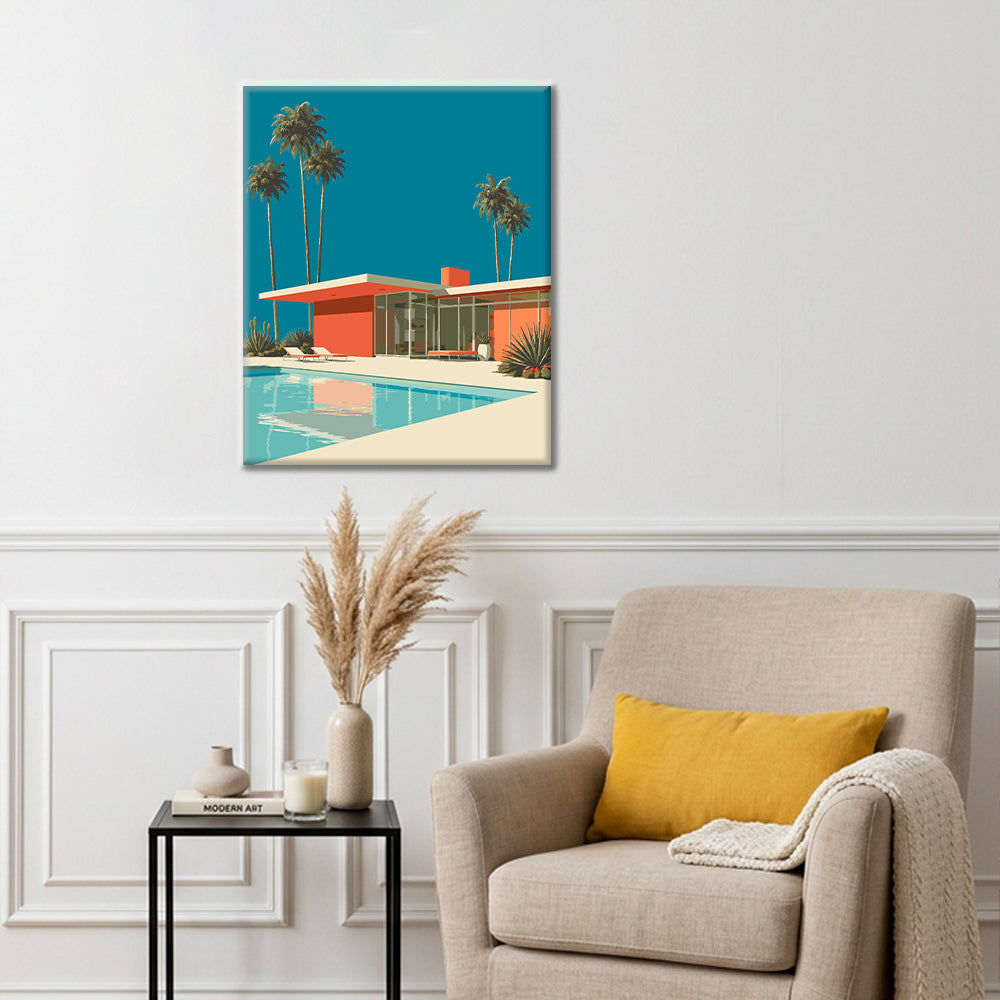 Retiro en Palm Springs – Pintura por números