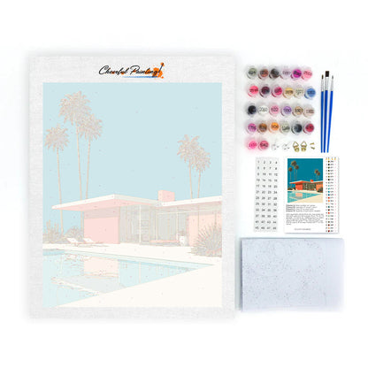 Retiro en Palm Springs – Pintura por números