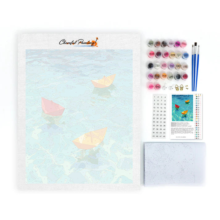 Deriva de papel – Pintura por números