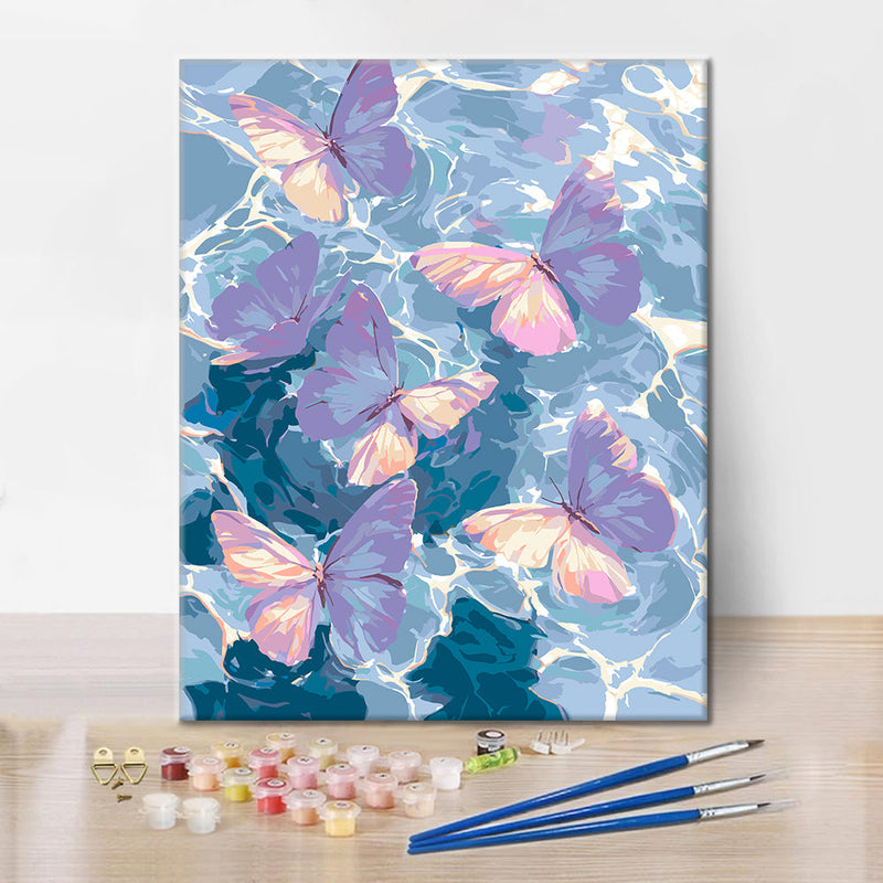 Alas pastel – Pintura por números