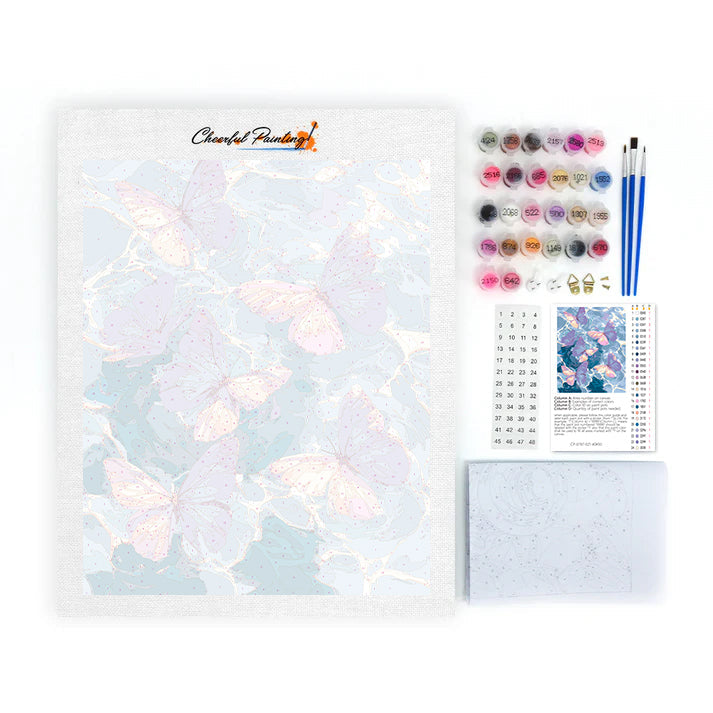 Alas pastel – Pintura por números
