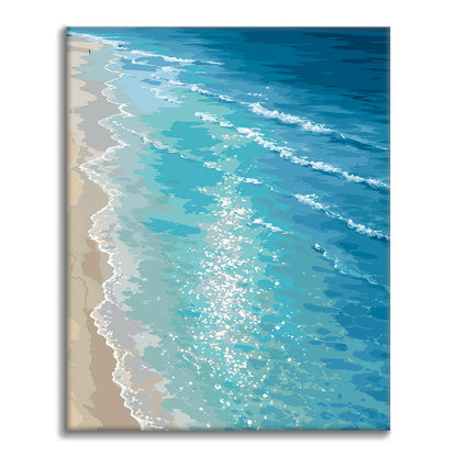 Serenidad en la costa – Pintura por números