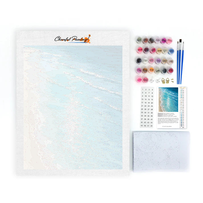 Serenidad en la costa – Pintura por números