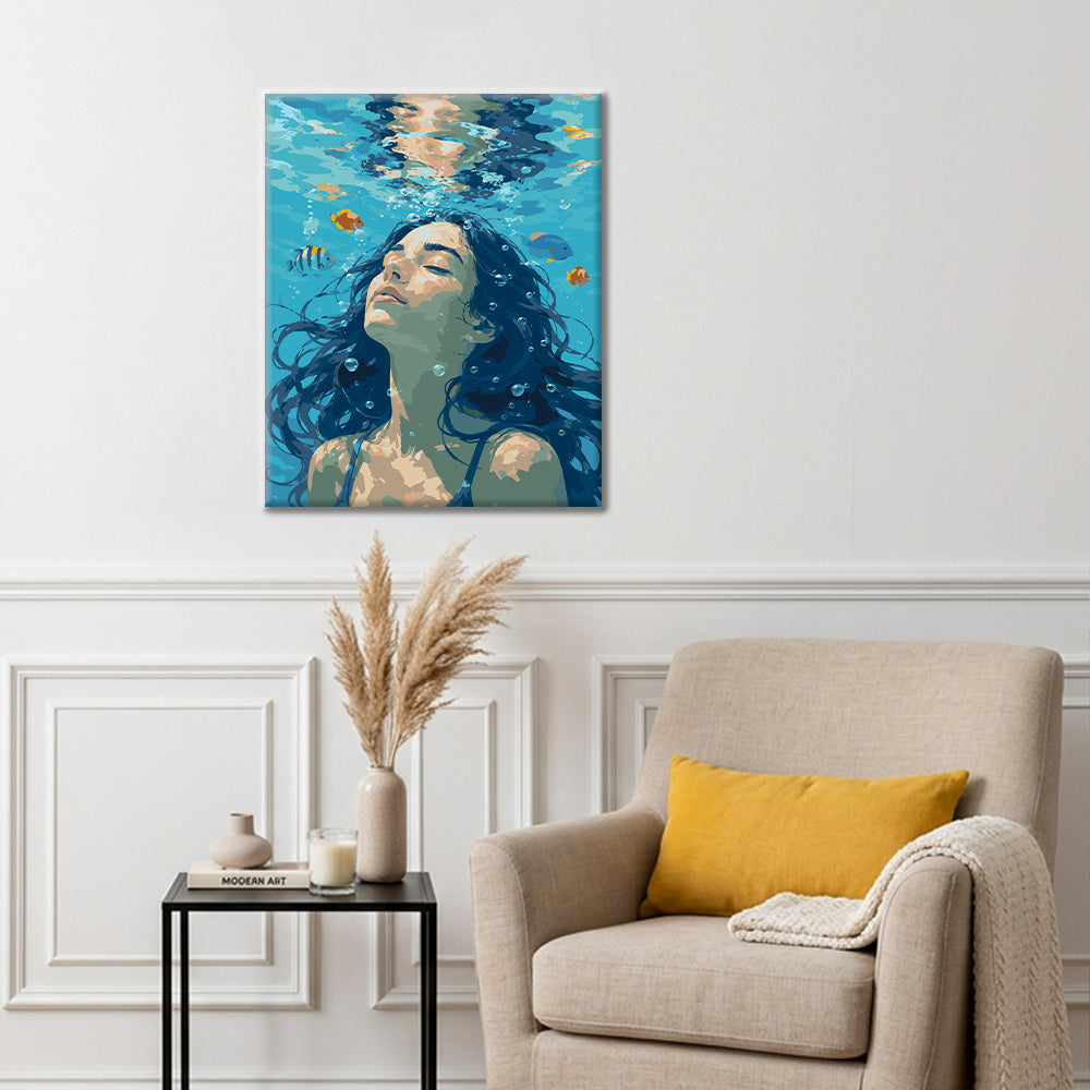 Ensueño de océano silencioso – Pintura por números