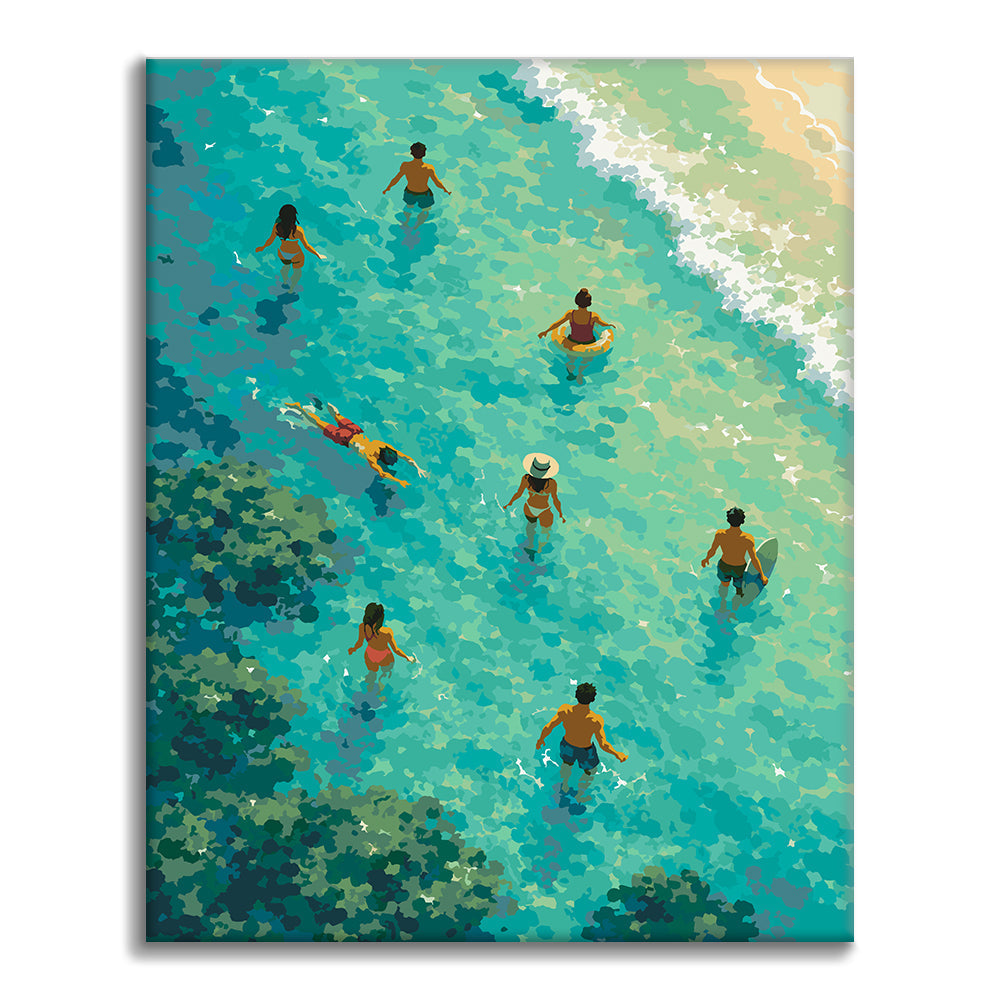 Mareas de verano – Pintura por números