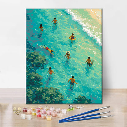 Mareas de verano – Pintura por números
