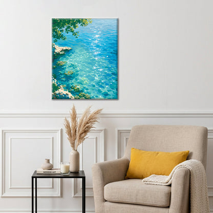 Luz del sol sobre el mar – Pintura por números