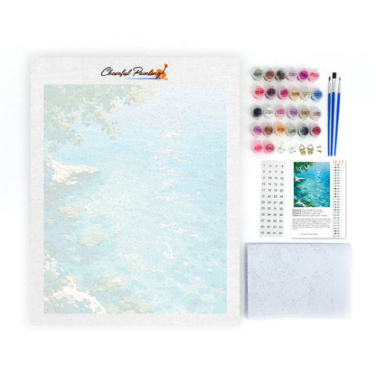 Luz del sol sobre el mar – Pintura por números