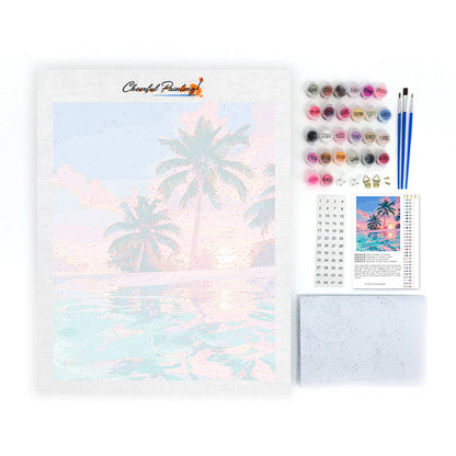 Reflejos del atardecer – Pintura por números