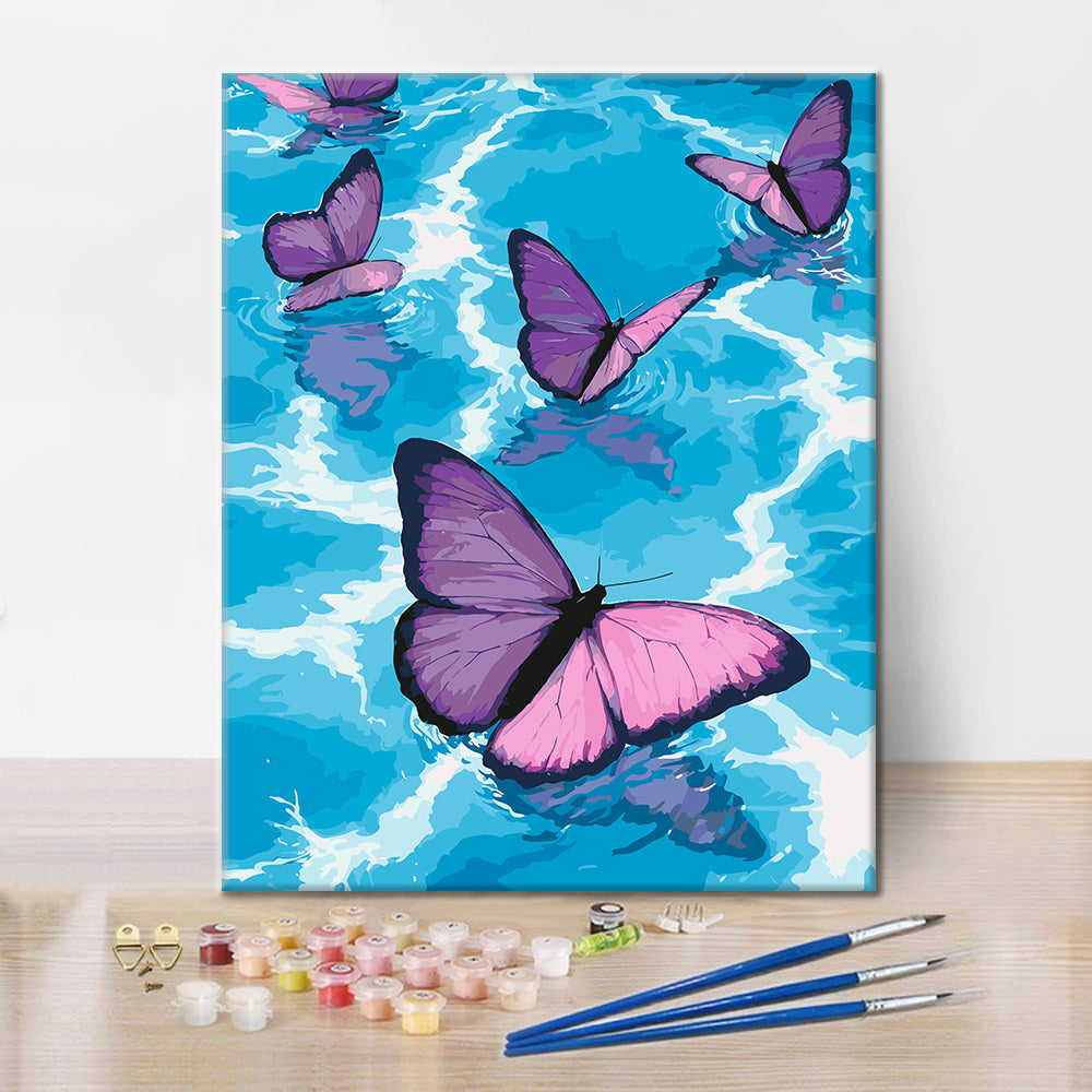 Deriva violeta – Pintura por números