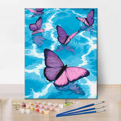 Deriva violeta – Pintura por números