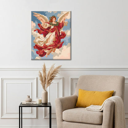 Ángel en las nubes – Pintura por números