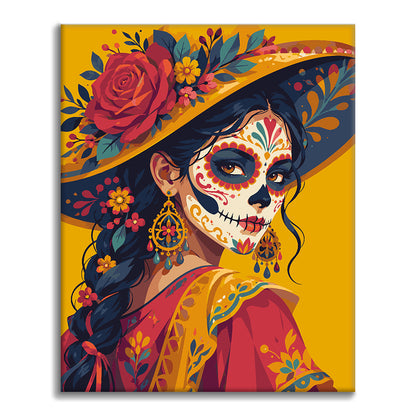 Día de la Mujer Muerta – Pintura por números