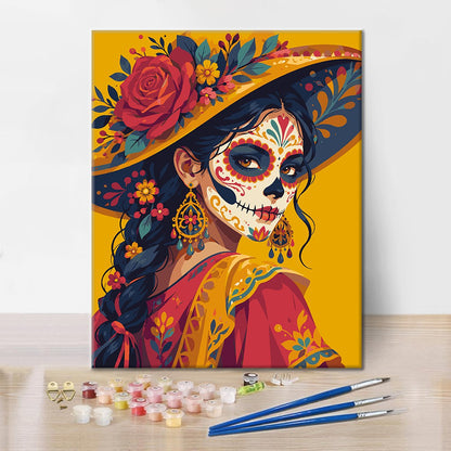 Día de la Mujer Muerta – Pintura por números