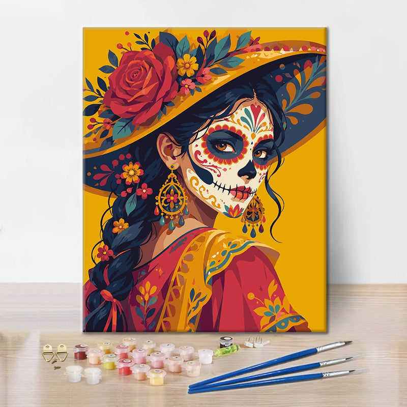 Día de la Mujer Muerta – Pintura por números