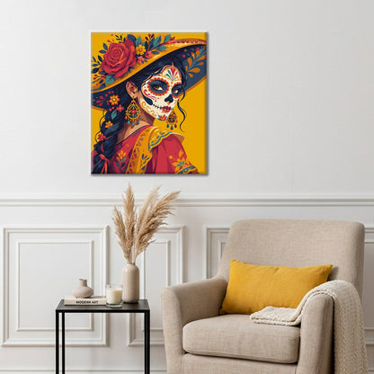 Día de la Mujer Muerta – Pintura por números