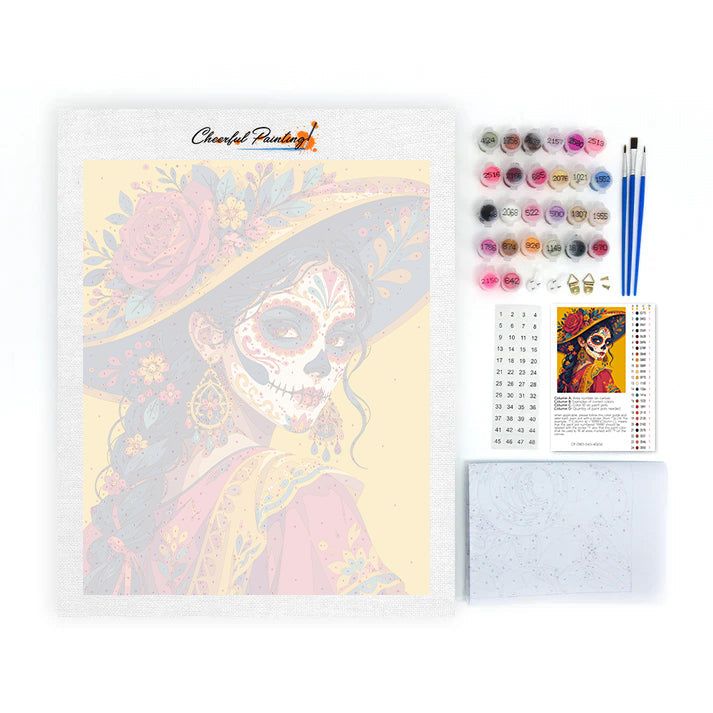 Día de la Mujer Muerta – Pintura por números