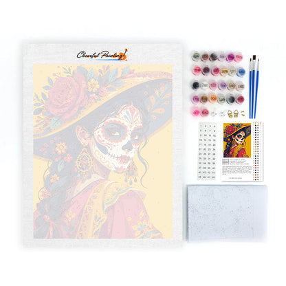Día de la Mujer Muerta – Pintura por números