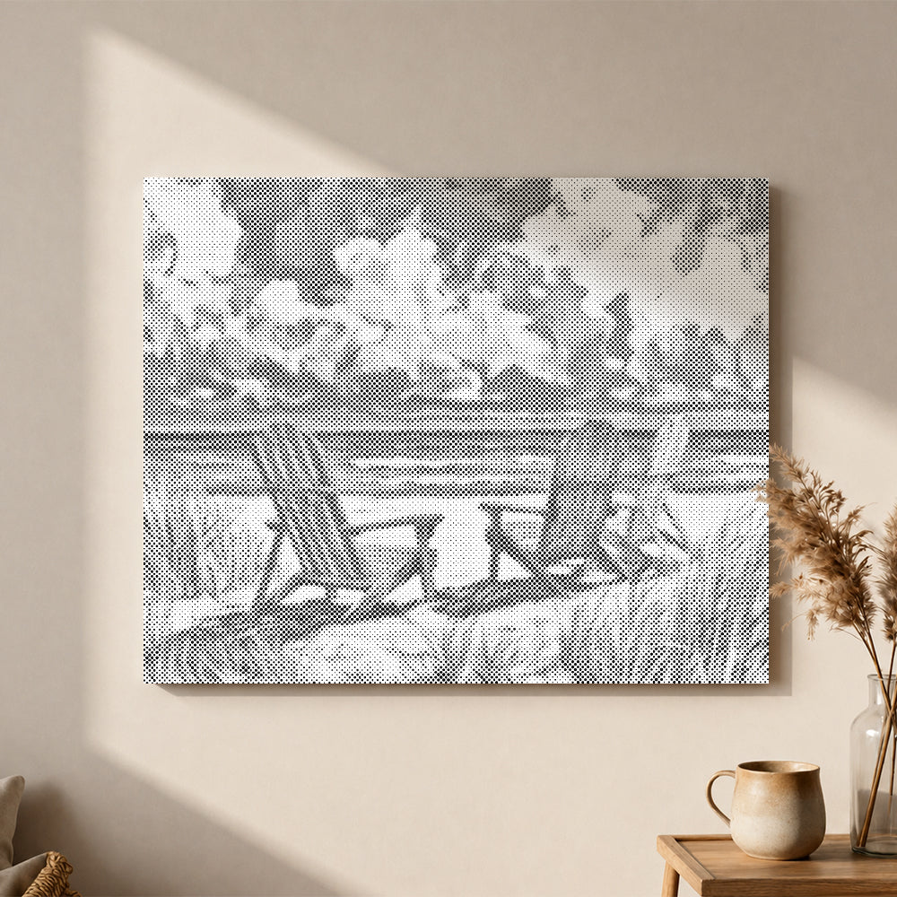Sillas de playa – Pintura de puntos