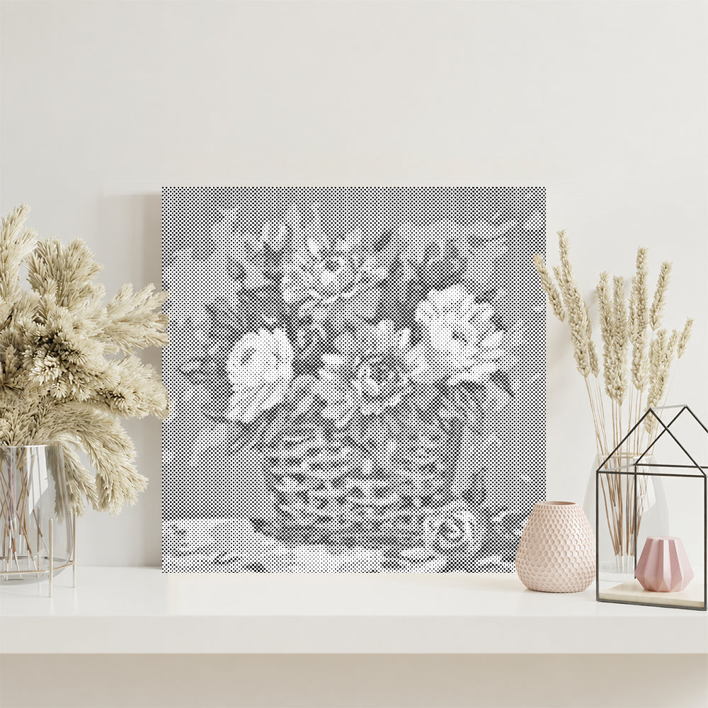 Romance en flor – Pintura de puntos