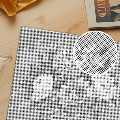 Romance en flor – Pintura de puntos