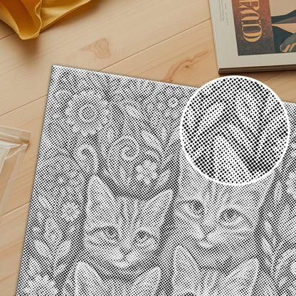Gatos bohemios – Pintura de puntos