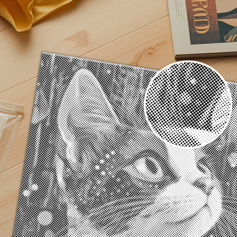 Gato calicó – Pintura de puntos