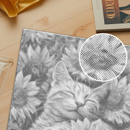 Gato con girasoles – Pintura de puntos