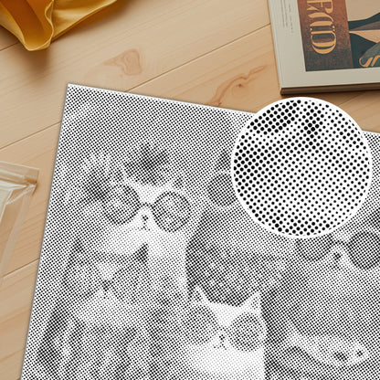 Pandilla de gatos con estilo – Pintura de puntos