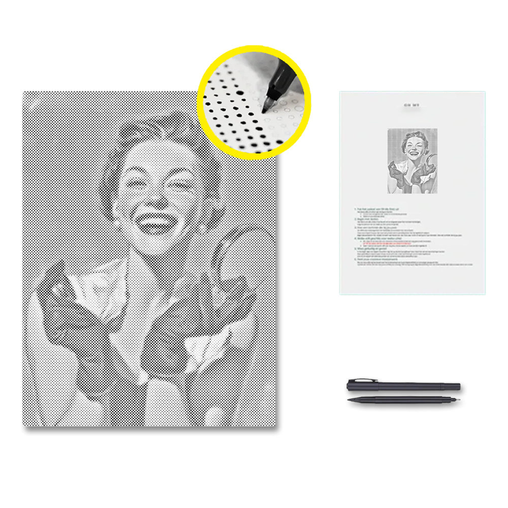 Maquillaje exquisito – Pintura de puntos