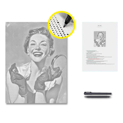Maquillaje exquisito – Pintura de puntos