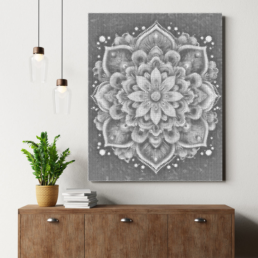 Mandala gloriosa – Pintura de puntos