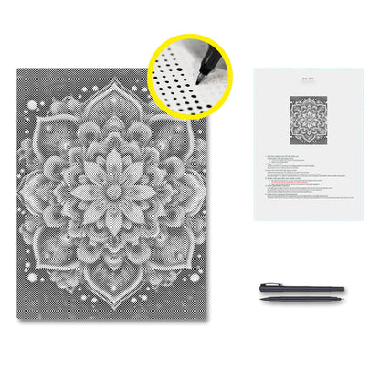 Mandala gloriosa – Pintura de puntos