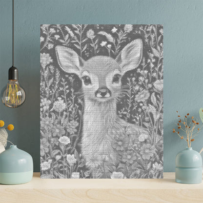 Cervatillo inocente – Pintura de puntos