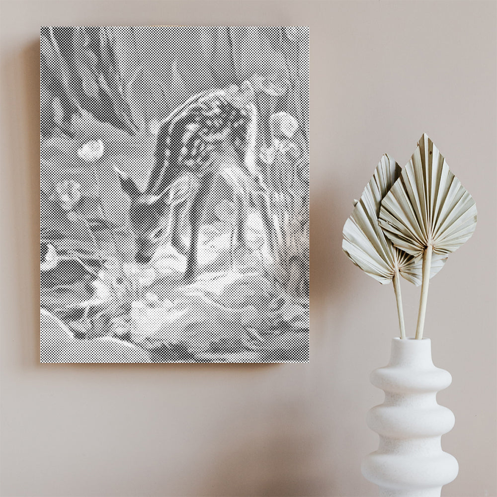 Resplandor del pequeño cervatillo – Pintura de puntos