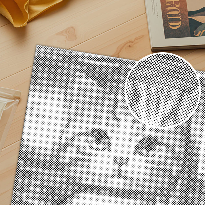 Gato Mona Lisa – Pintura de puntos