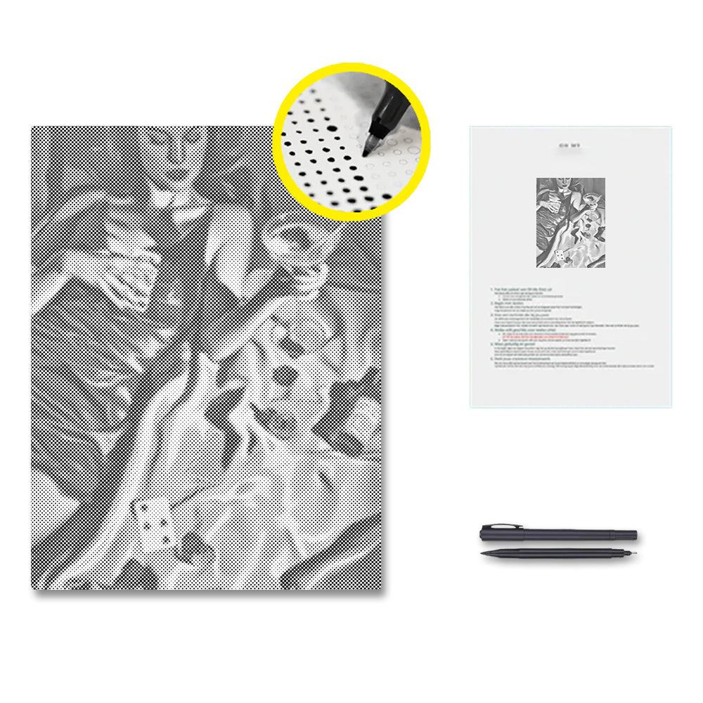 Póker y copas – Pintura de puntos