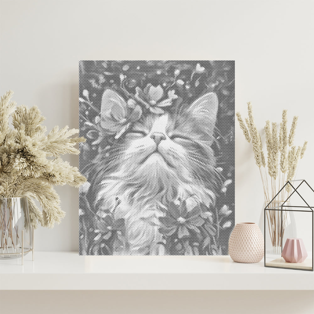 Gato ragdoll – Pintura de puntos