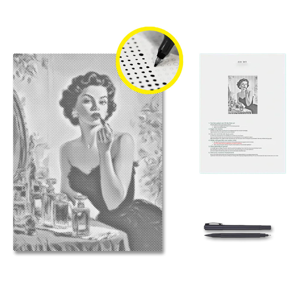 Sensaciones retro – Pintura de puntos