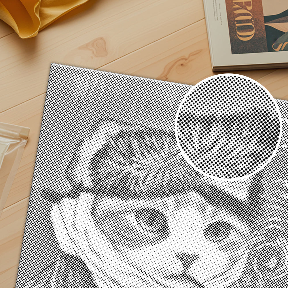 Autorretrato de gato – Pintura de puntos