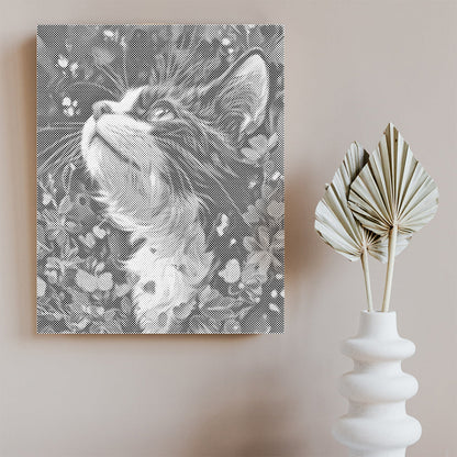 Selkirk Rex – Pintura de puntos
